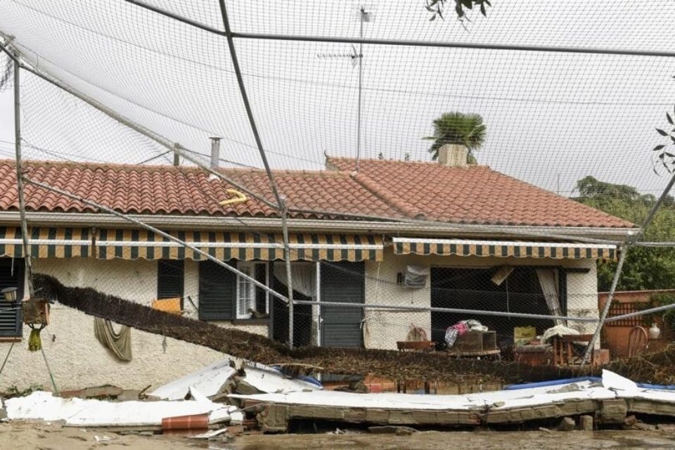 Casa dañada lluvias España 04.09.23