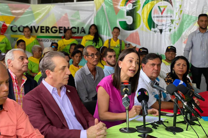 Acto de respaldo Convergencia María Corina Machado