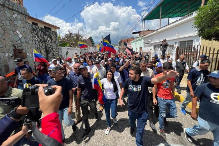 En campaña desde Aragua, Delsa Solórzano prioriza la liberación de presos políticos