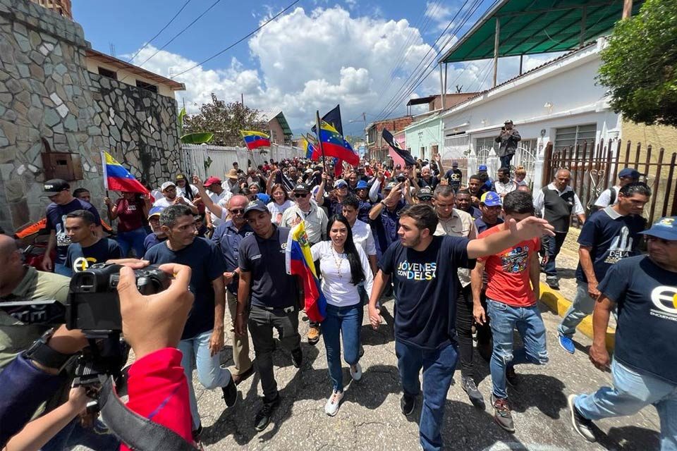 En campaña desde Aragua, Delsa Solórzano prioriza la liberación de presos políticos