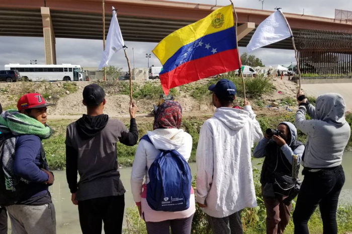 Migrantes venezolanos en México