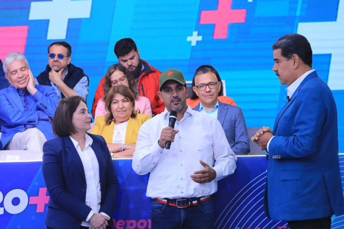 Nicolás Maduro Con Maduro Gobernador José Luis Terán