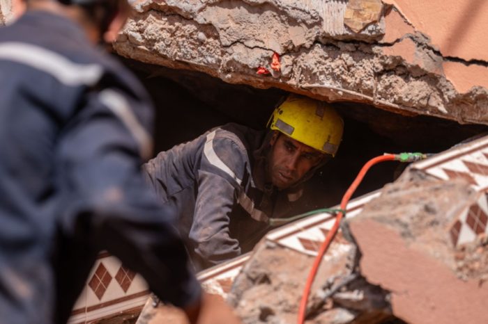 Rescatista Marruecos sismo