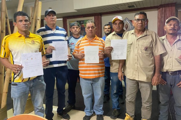 Rodney Álvarez sindicalistas Ferrominera Francesca Díaz
