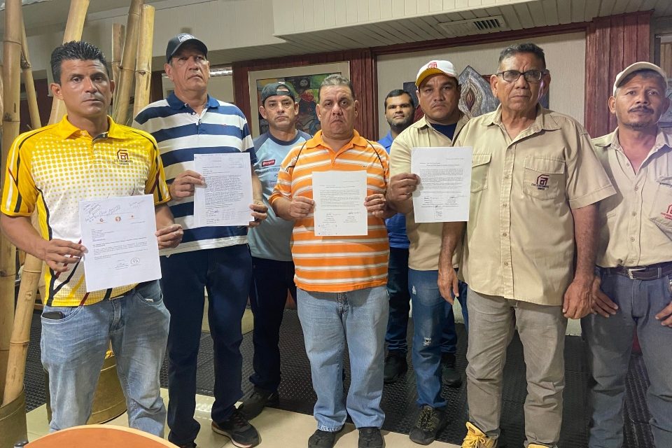 Rodney Álvarez sindicalistas Ferrominera Francesca Díaz