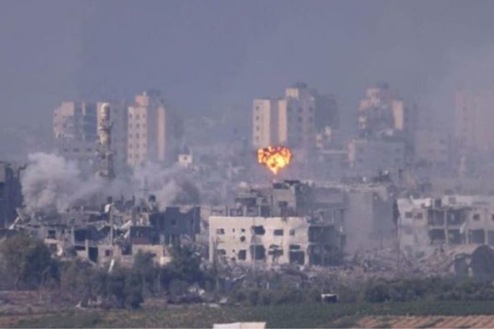 Bombardeos en Gaza