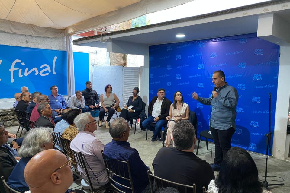 María Corina se reunió con la Plataforma Unitaria