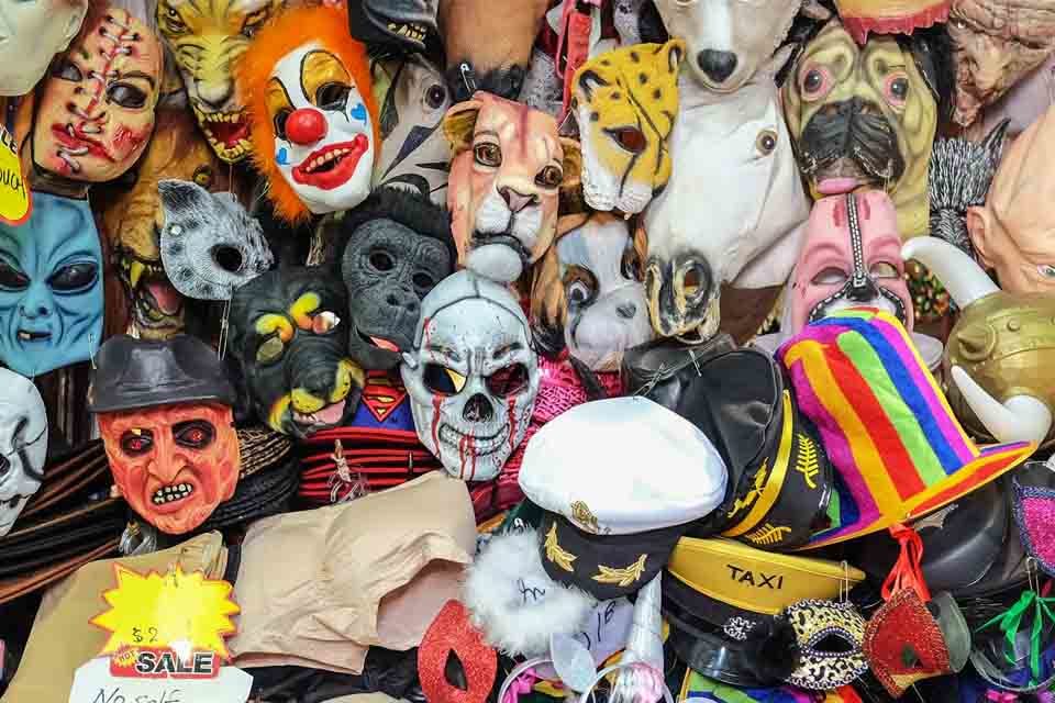 Mascaras halloween disfraces