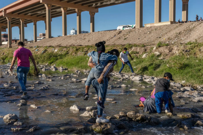 Venezolanos entrando a EEUU