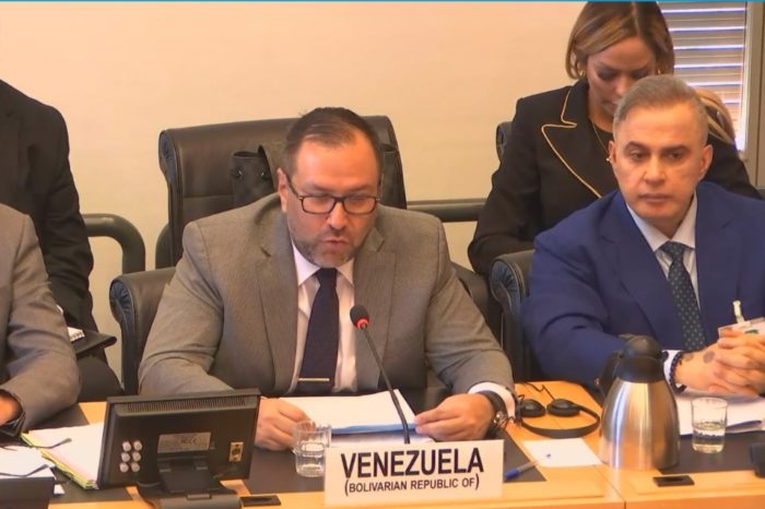 Yván Gil Tarek William Saab - reunión Guyana EEUU
