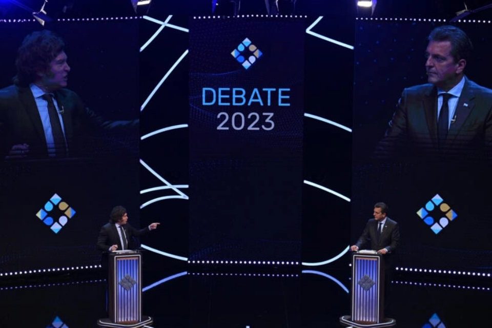 Javier Milei Sergio Massa debate Argentina