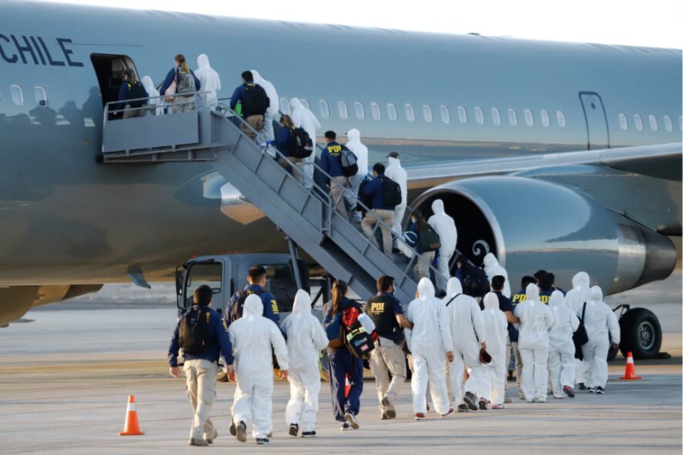 migrantes venezolanos expulsados Chile
