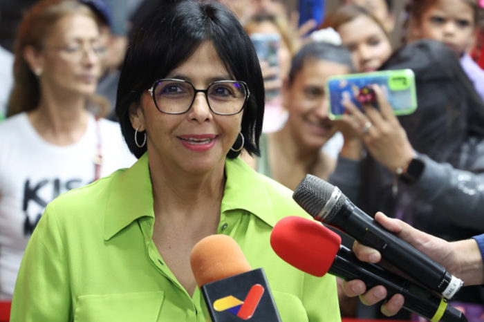 Delcy Rodríguez referendo Esequibo Cameron - OVF