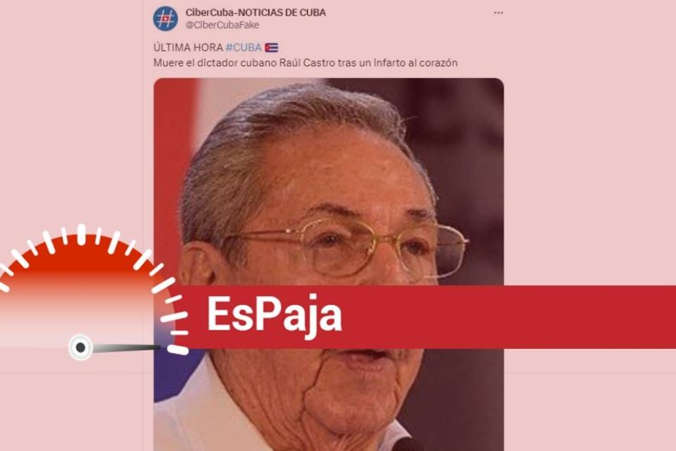 EsPaja muerte raúl castro