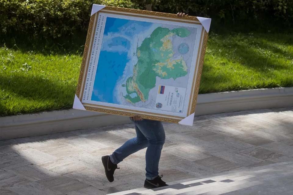 Nuevo mapa de Venezuela Guayana Esequiba Esequibo
