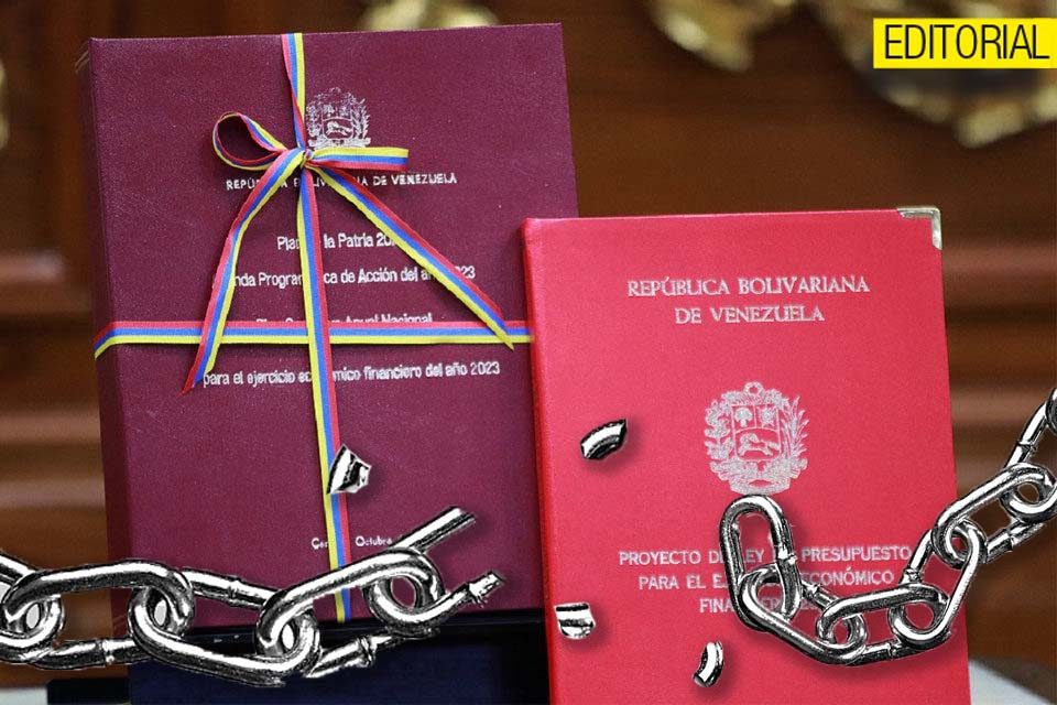 Portada Editorial ley Presupuesto 2024 cadenas