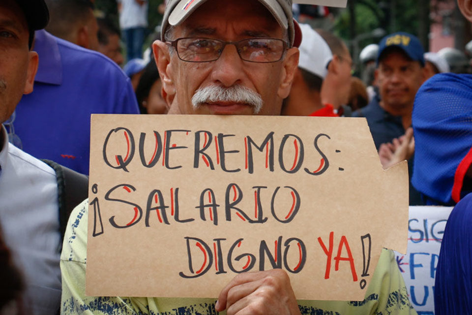¿Cuándo un salario digno para los venezolanos? Red Sindical Venezolana