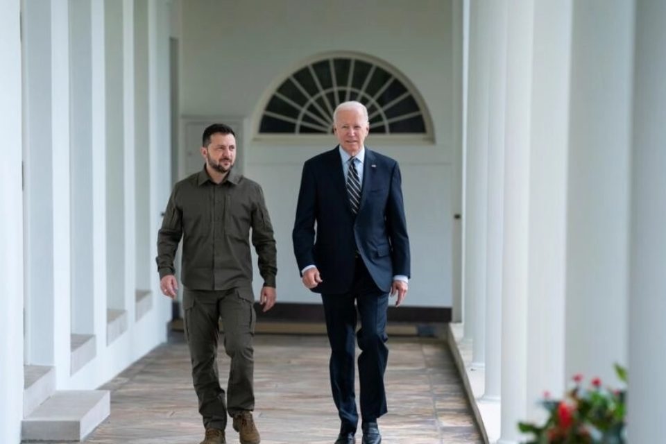 Volodimir Zelenski Ucrania Joe Biden EEUU