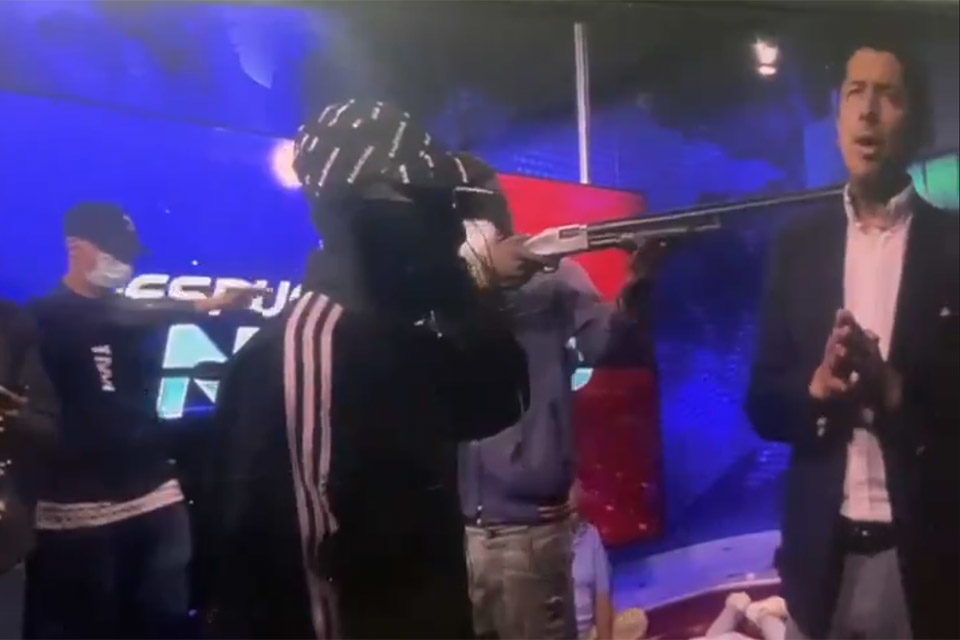 delincuentes toman TC Televisión en Ecuador