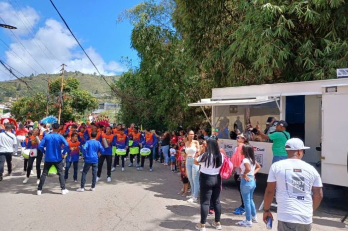 ARI Movil carnavales Baruta fundación Mano e' tambor