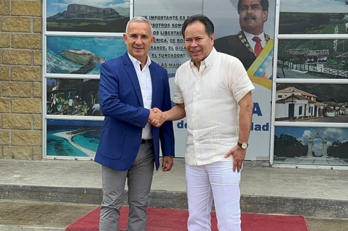 Freddy Bernal y gobernador de Norte de Santander
