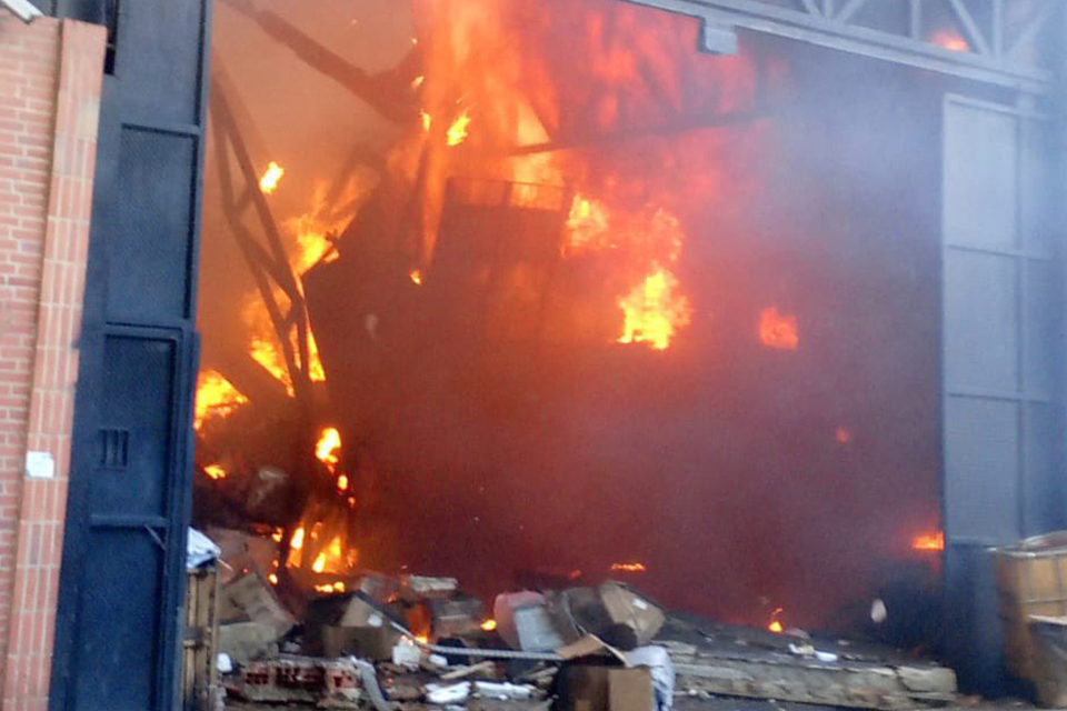 Incendio La Yaguara