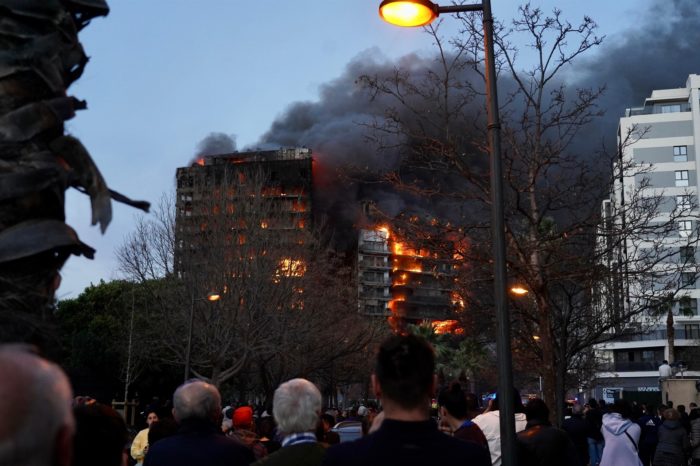 Incendio Valencia España