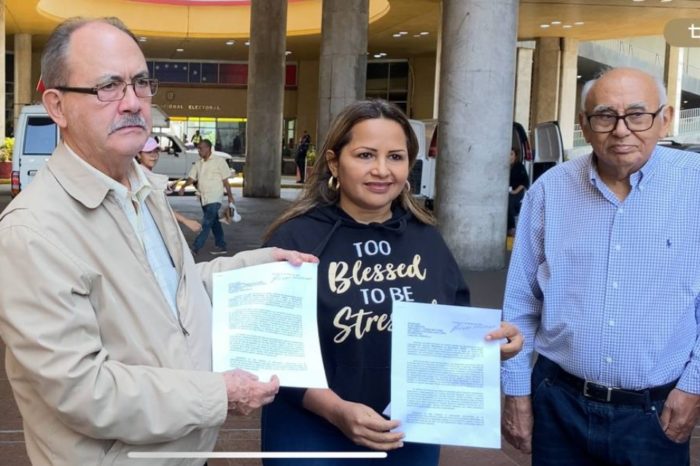 MAS y FUTURO en el CNE Felipe Mujica Segundo Melendez Fanny garcía