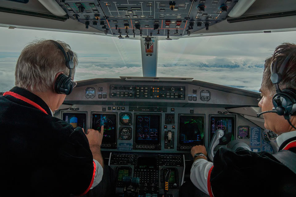 Mi papá culmina su carrera de piloto