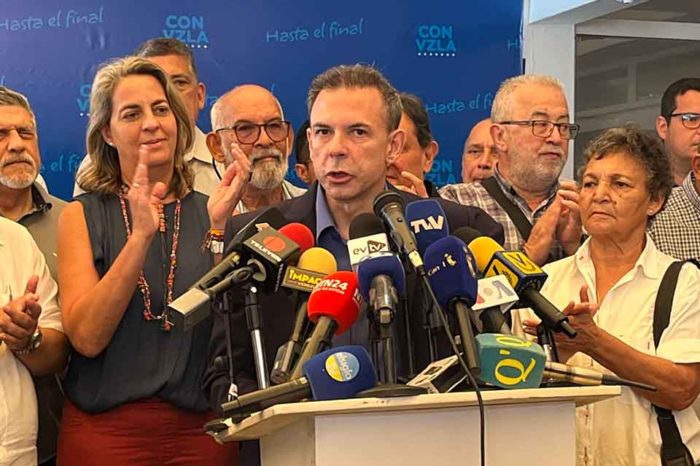 Roberto Enríquez delegación plataforma unitaria Copei ODCA