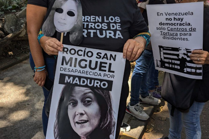 Rocío San Miguel represión