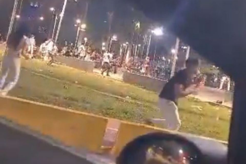 batalla-Carnaval plaza venezuela 13.02.2024