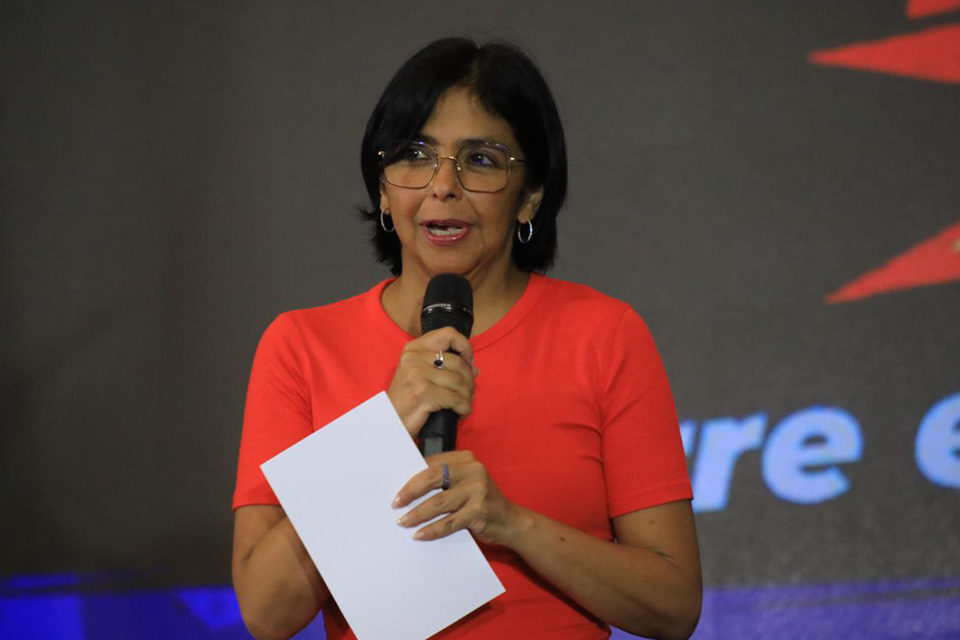 Delcy Rodríguez Machado. Semana Santa importaciones