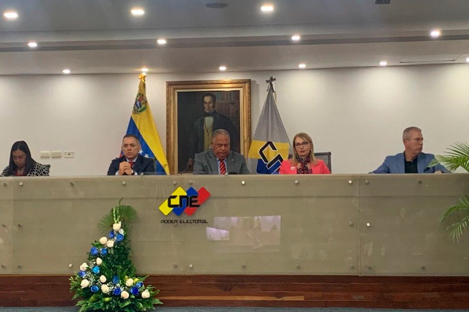 CNE elecciones presidenciales