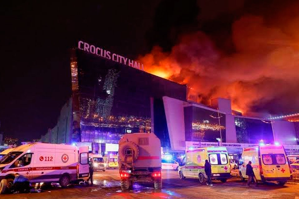 Atentado en concierto a las afueras de Moscú