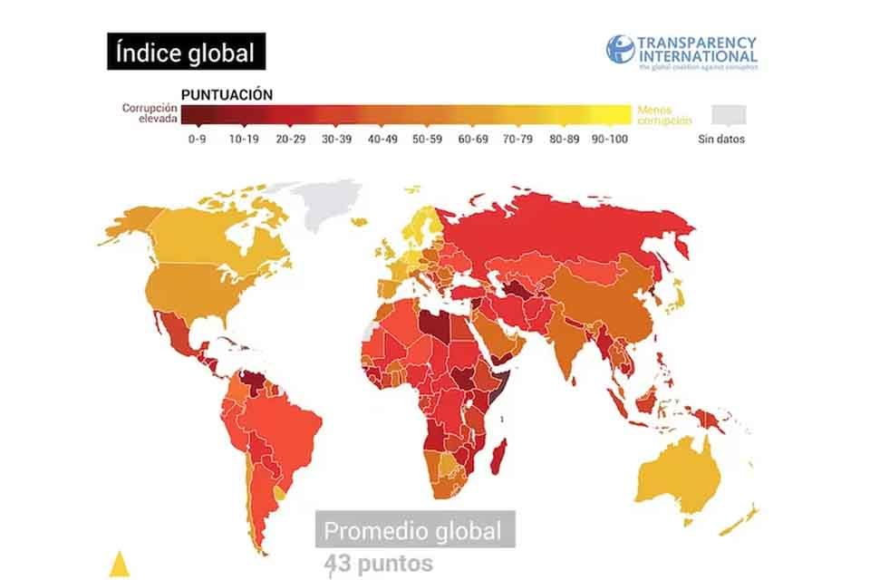 Indice transparencia internacional corrupción 2023 cuba