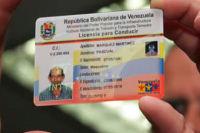 La licencia de conducir