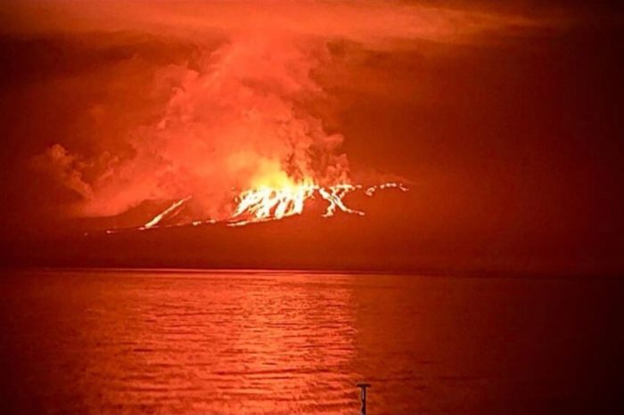 Volcan La Cumbre islas Galápagos