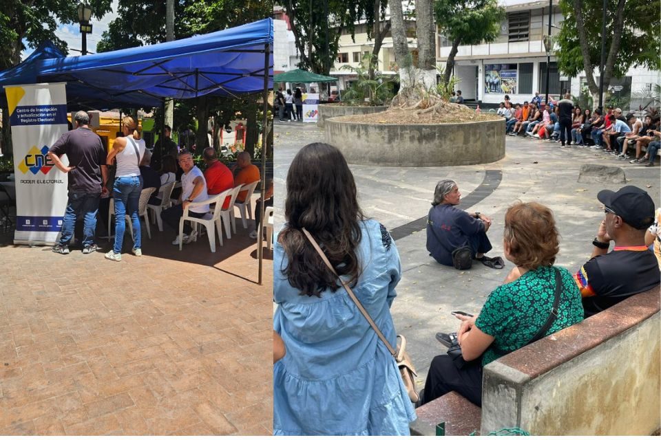 Colas para el RE. Hatillo y Chacao. Domingo 14Abril