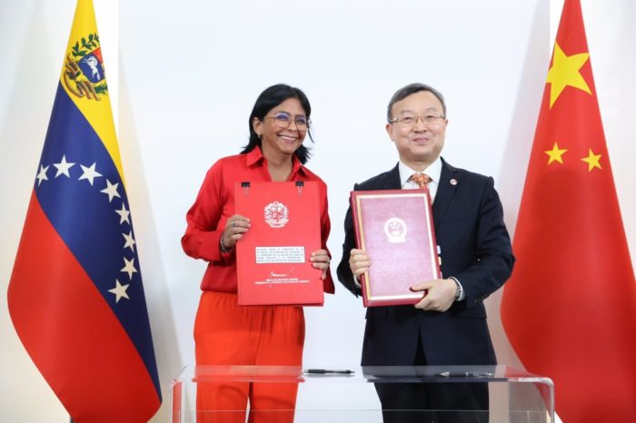 Wang Shouwen China Delcy Rodríguez Venezuela