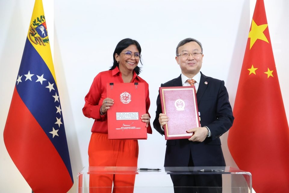 Wang Shouwen China Delcy Rodríguez Venezuela