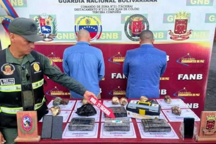 detenidos GNB Táchira placas diplomáticas España
