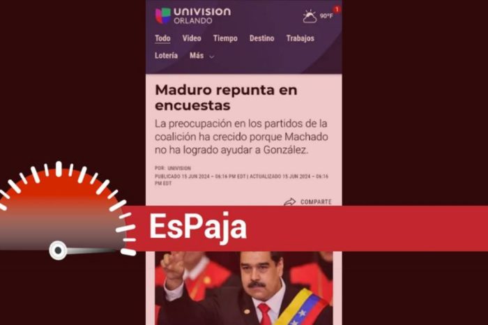 EsPaja Univisión Maduro