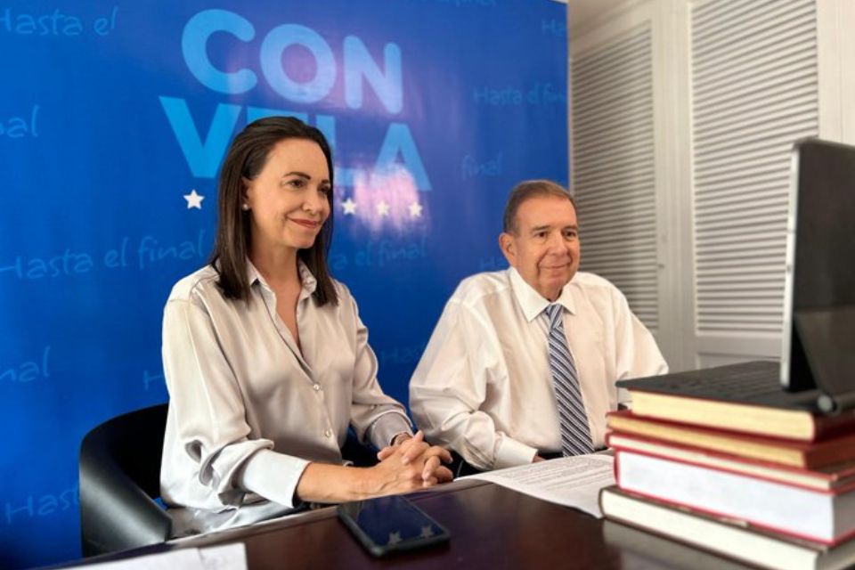 María Corina y Edmundo González Urrutia