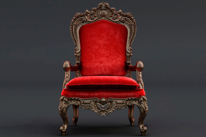 La silla de terciopelo