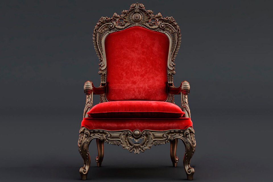 La silla de terciopelo