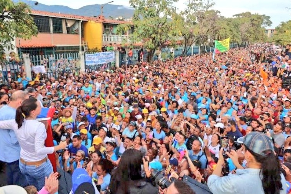 acto Guatire María Corina Machado 31.05.2024