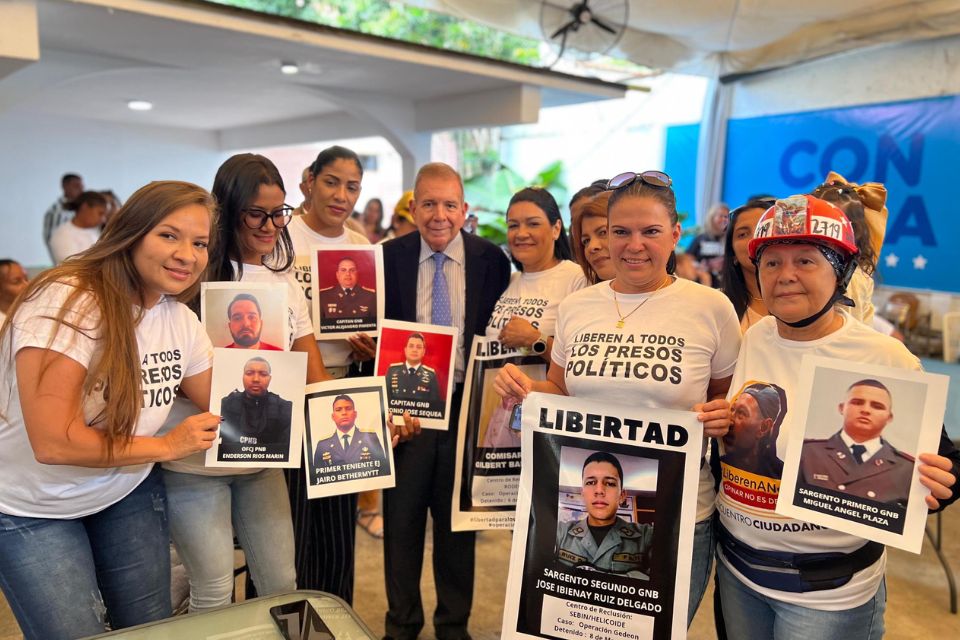 Edmundo Gonzalez presos políticos