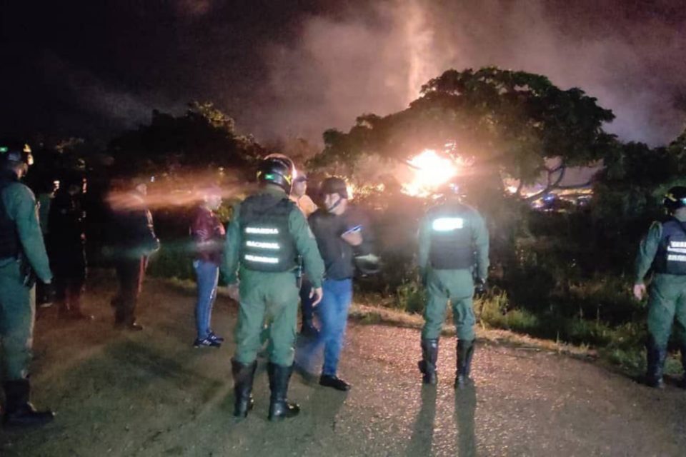 Explosion gasoducto de gas Anzoátegui