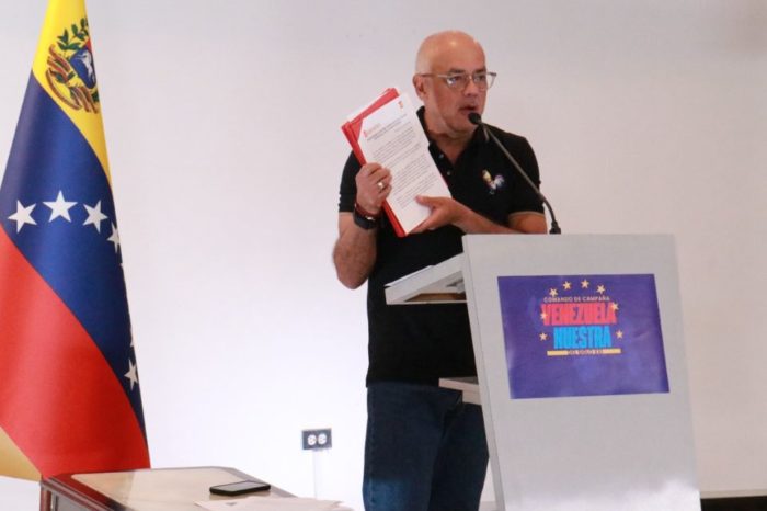 Jorge Rodríguez jefe de campaña oficialismo
